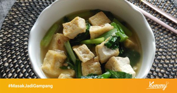 Resep Sayur Caisim Tahu Sederhana Rumahan Di Yummy App