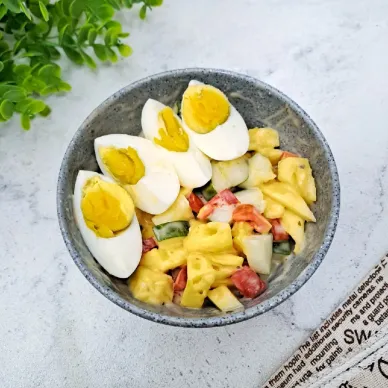Salad Telur Rebus