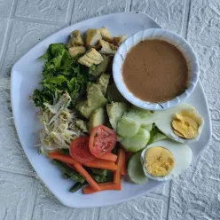 Gado-gado Taoge Wortel