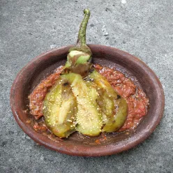 Terong Bakar Sambel Terasi
