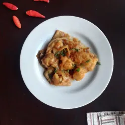 Tumis Pangsit Chili Oil