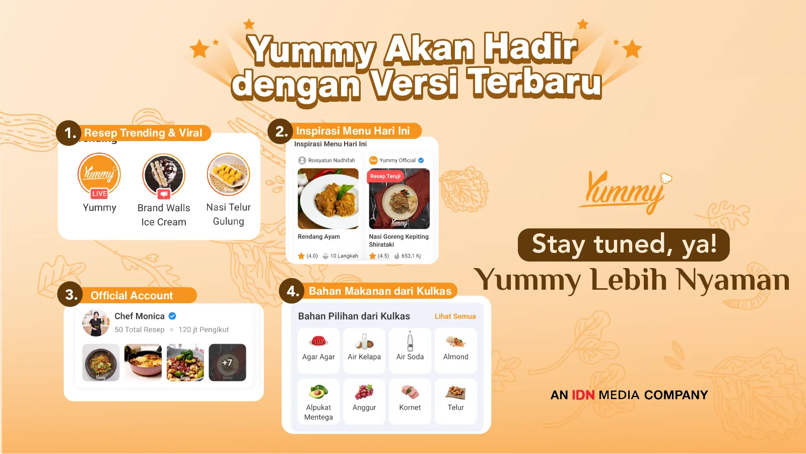 Yummy App Rilis Versi Terbaru, Yuk Update Aplikasinya! 