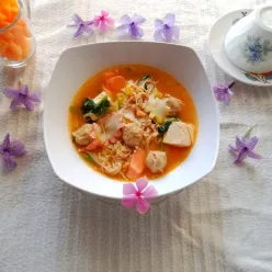 Seblak Tahu Jamur Enoki