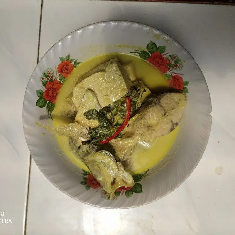 Pangek Masin Ikan Kue Tahu