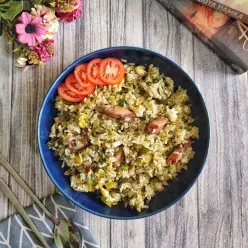 Nasi Goreng Ijo Cumi Asin