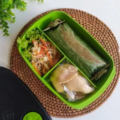 Bekal Nasi Bakar Tongkol Suwir