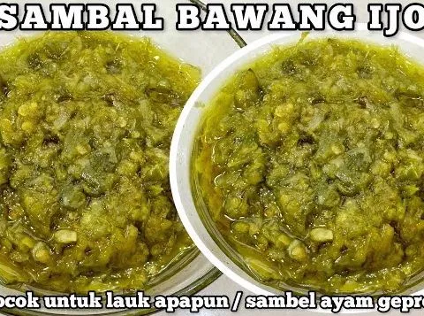 Sambal Geprek Bawang Hijau