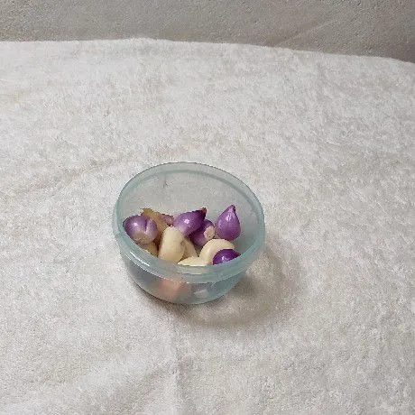 Blender halus bawang merah, bawang putih, jahe dan kunyit