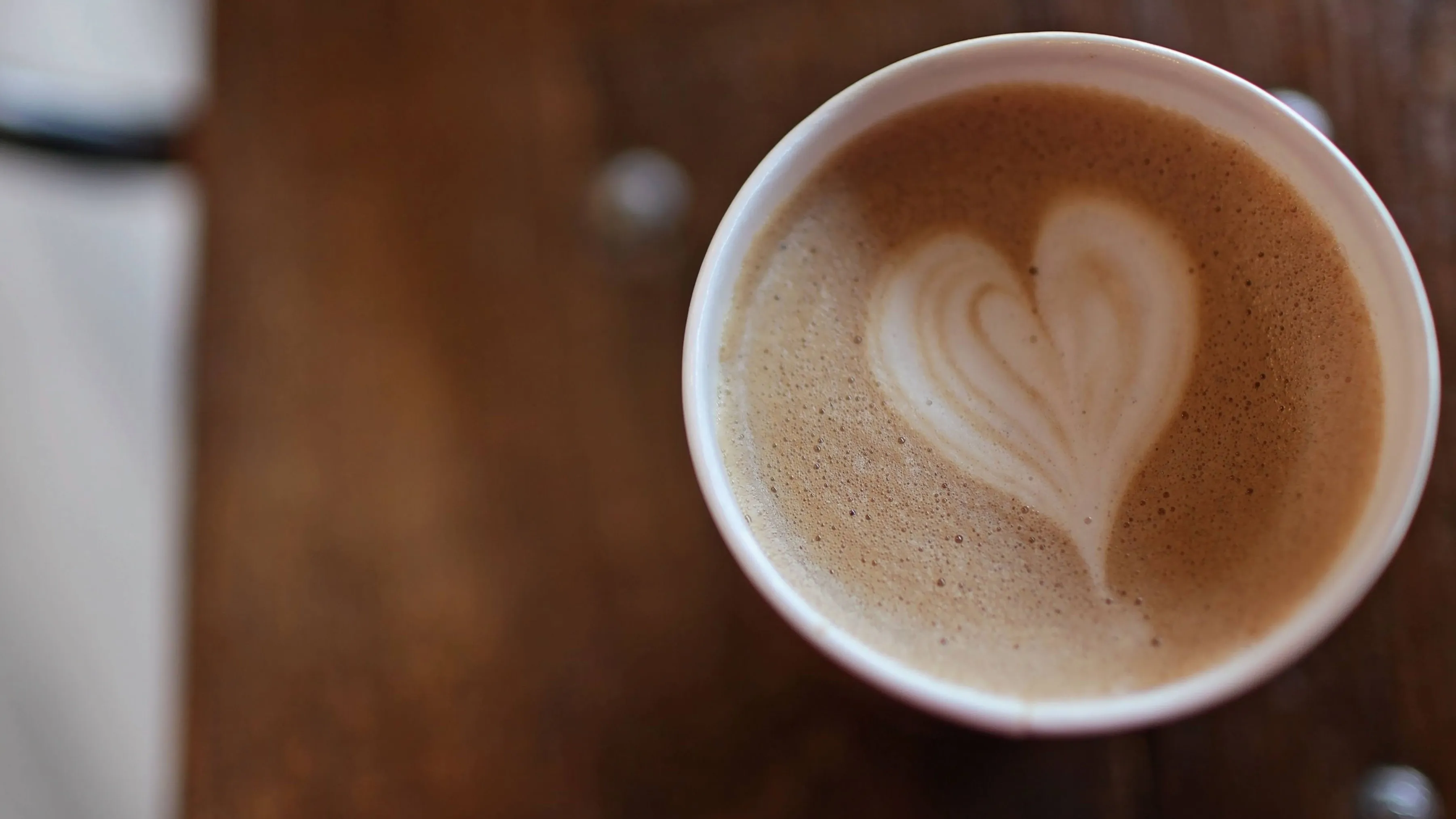 heart latte art