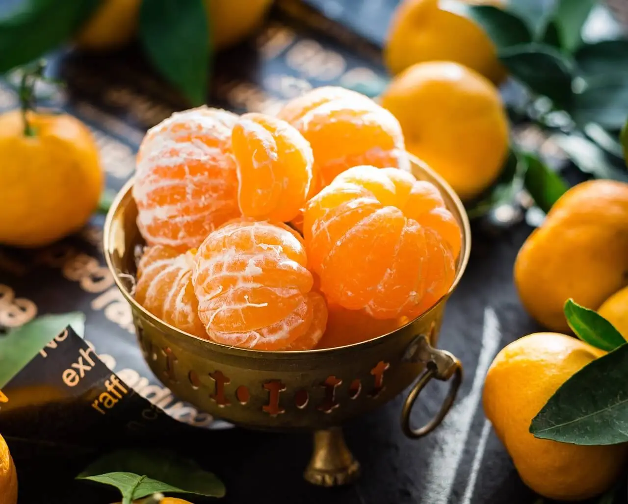 Buah jeruk mandarin rasa manis