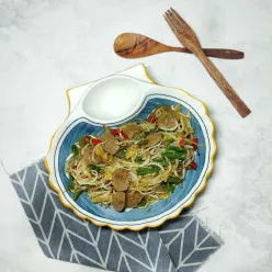 Oseng Kacang Panjang Bakso Taoge
