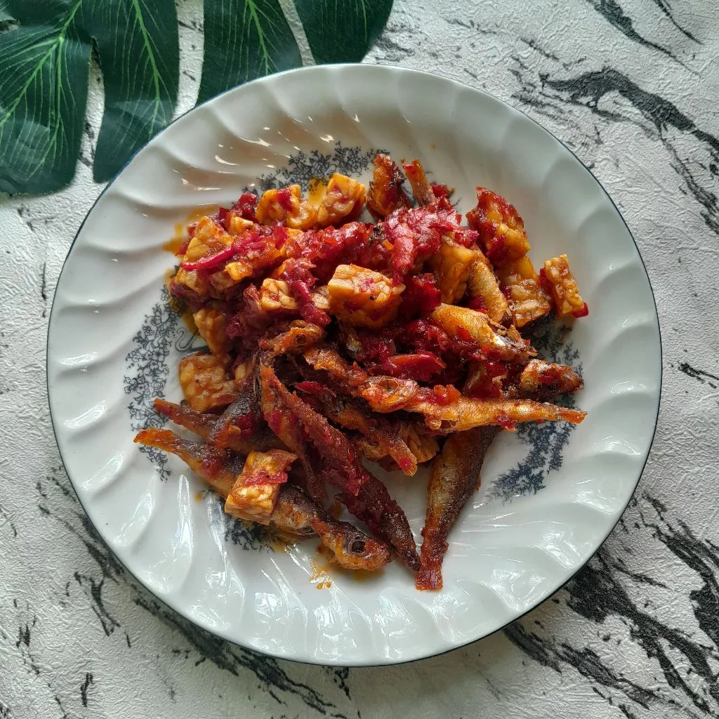 Balado Ikan Pinag-Pinang Tempe