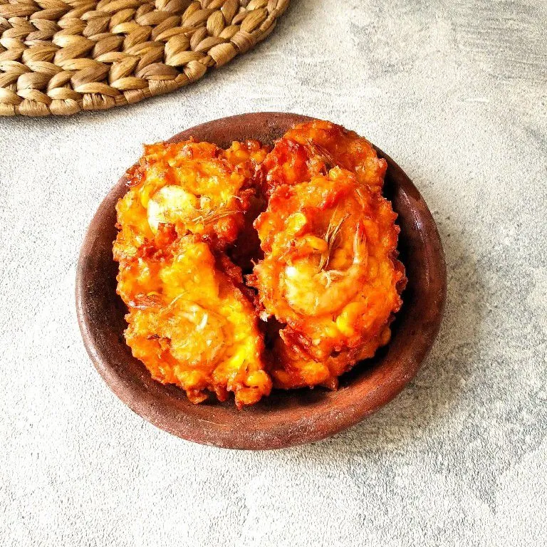 Dadar Jagung Isi Udang