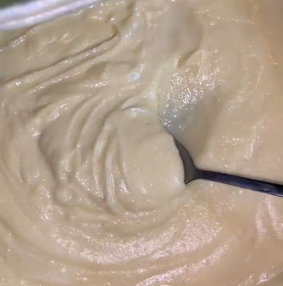 Masak hingga custard mengental dan tiriskan.