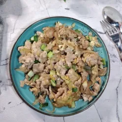 Tumis Ayam Telur Saos Tiram