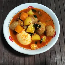 Semur Bakso Kentang Wortel