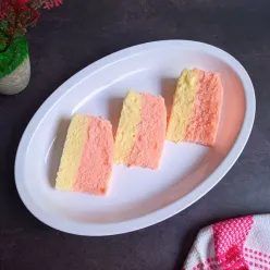 Bolu Susu Pink Rose Kukus