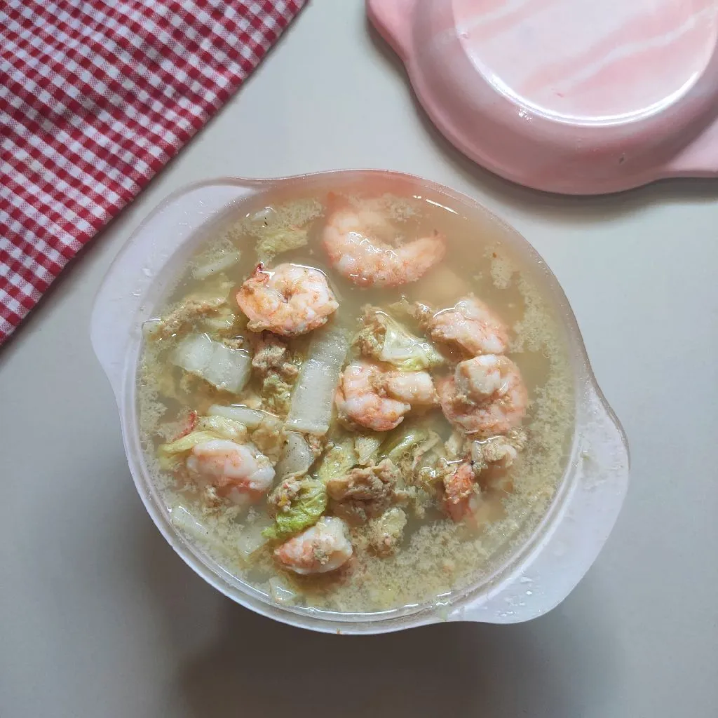 Sawi Udang Kuah Telur