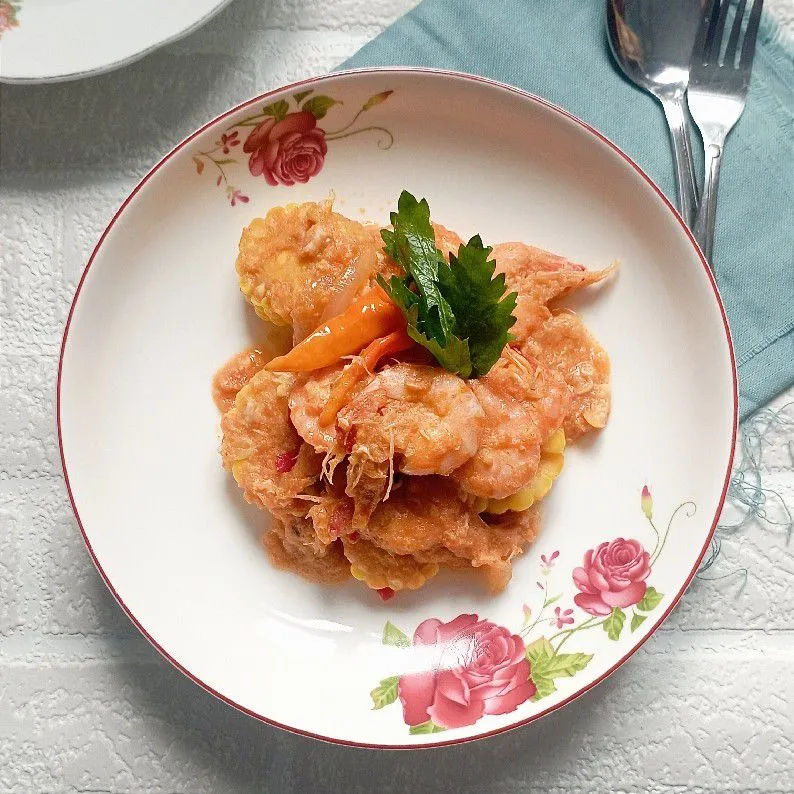 Udang Jagung Saus Padang