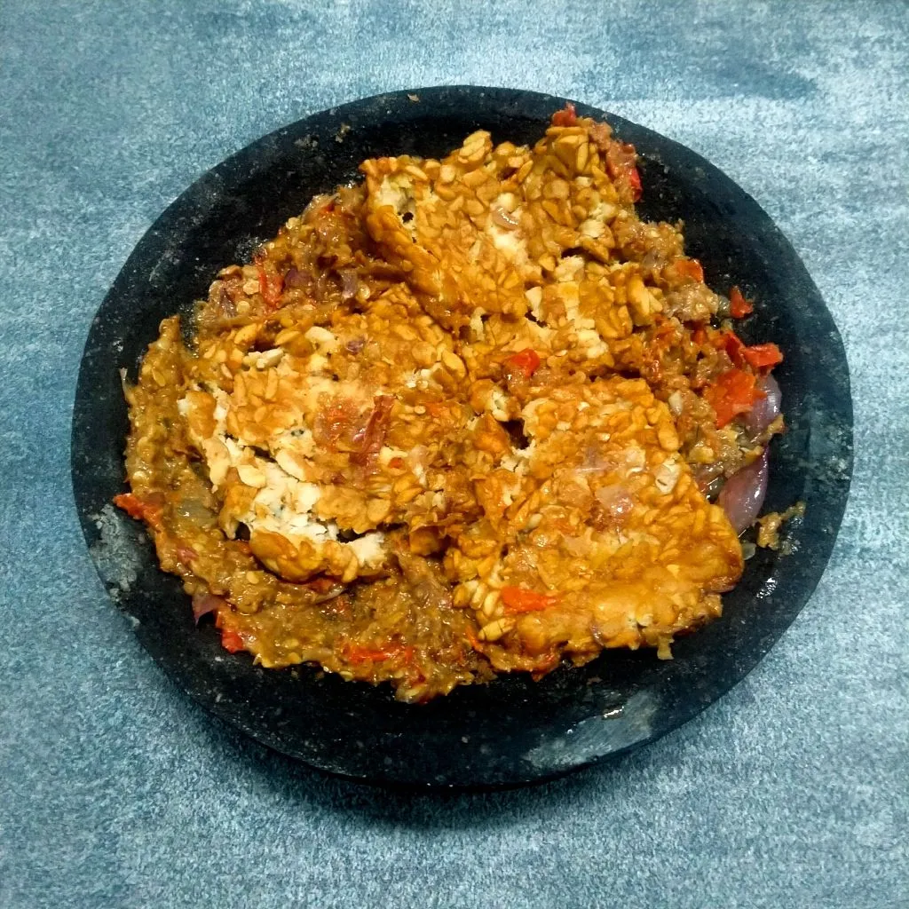 Tempe Goreng Sambal Kencur