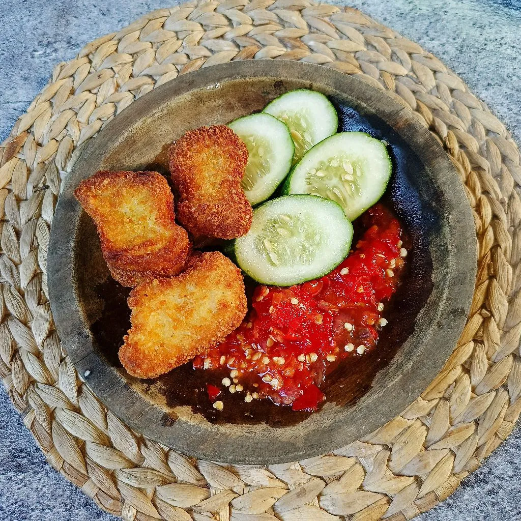 Nugget Goreng Sambal Tomat