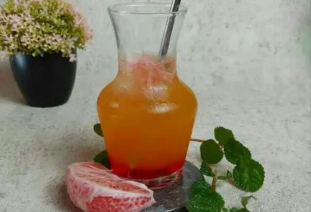 resep summer sunset mocktail