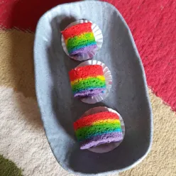 Rainbow Roll Cake