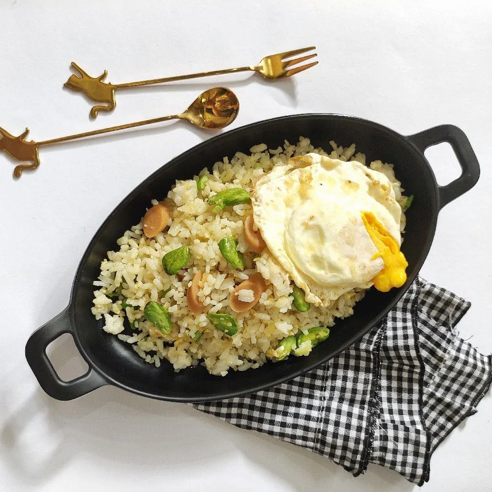 Nasi Goreng Petai Sosis