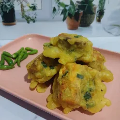 Oncom Goreng Tepung