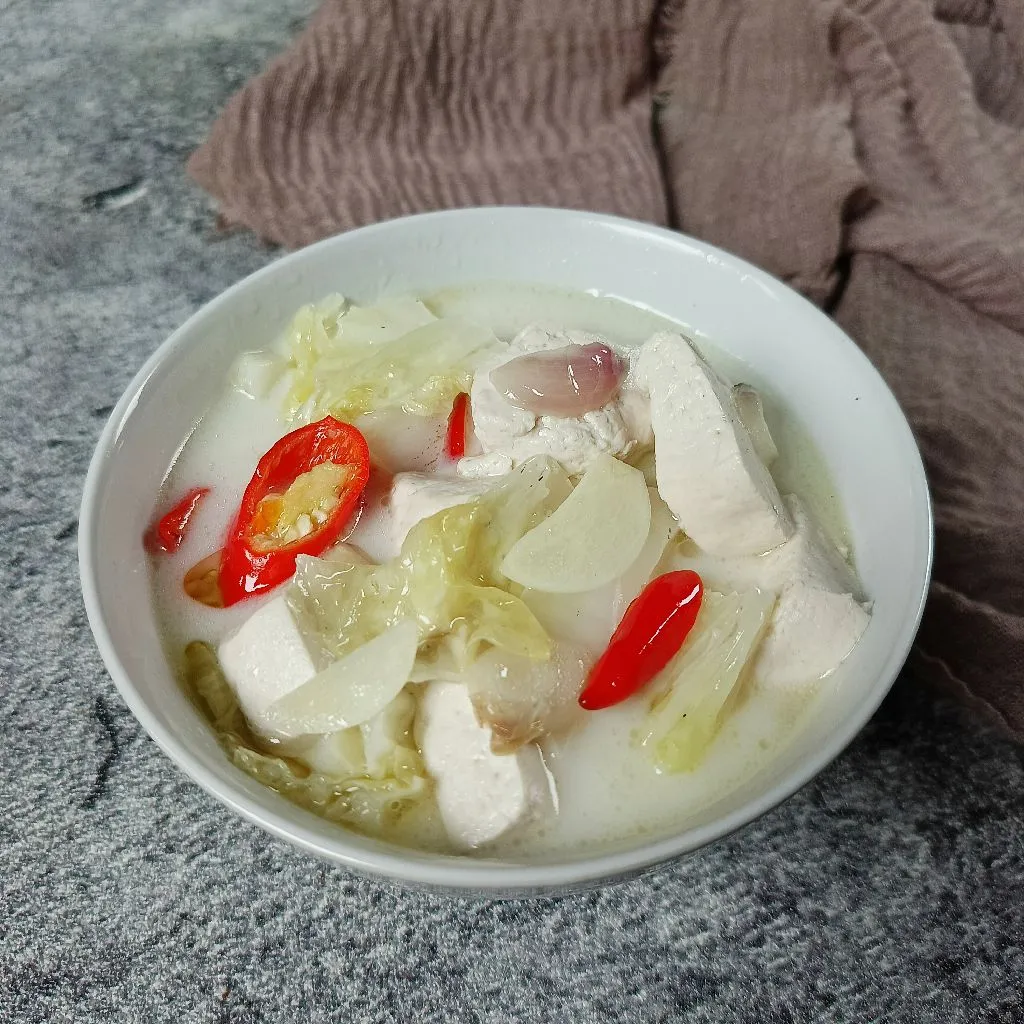 Resep Lodeh Sawi Putih Tahu Sederhana Rumahan Di Yummy App