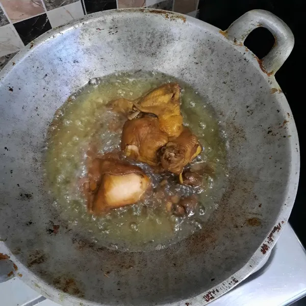 Kemudian goreng dan sajikan.