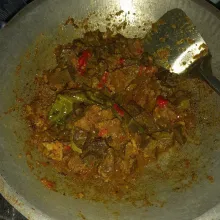 Masak paru hingga air menyusut.