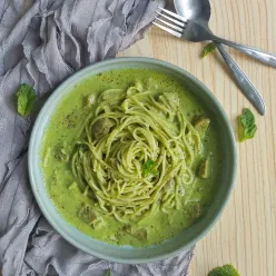 Spinach Carbonara