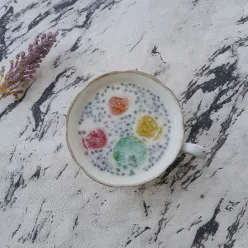 Jelly Probiotik Susu Cair Selasih