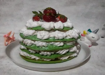 Fruity Pandan Pancake