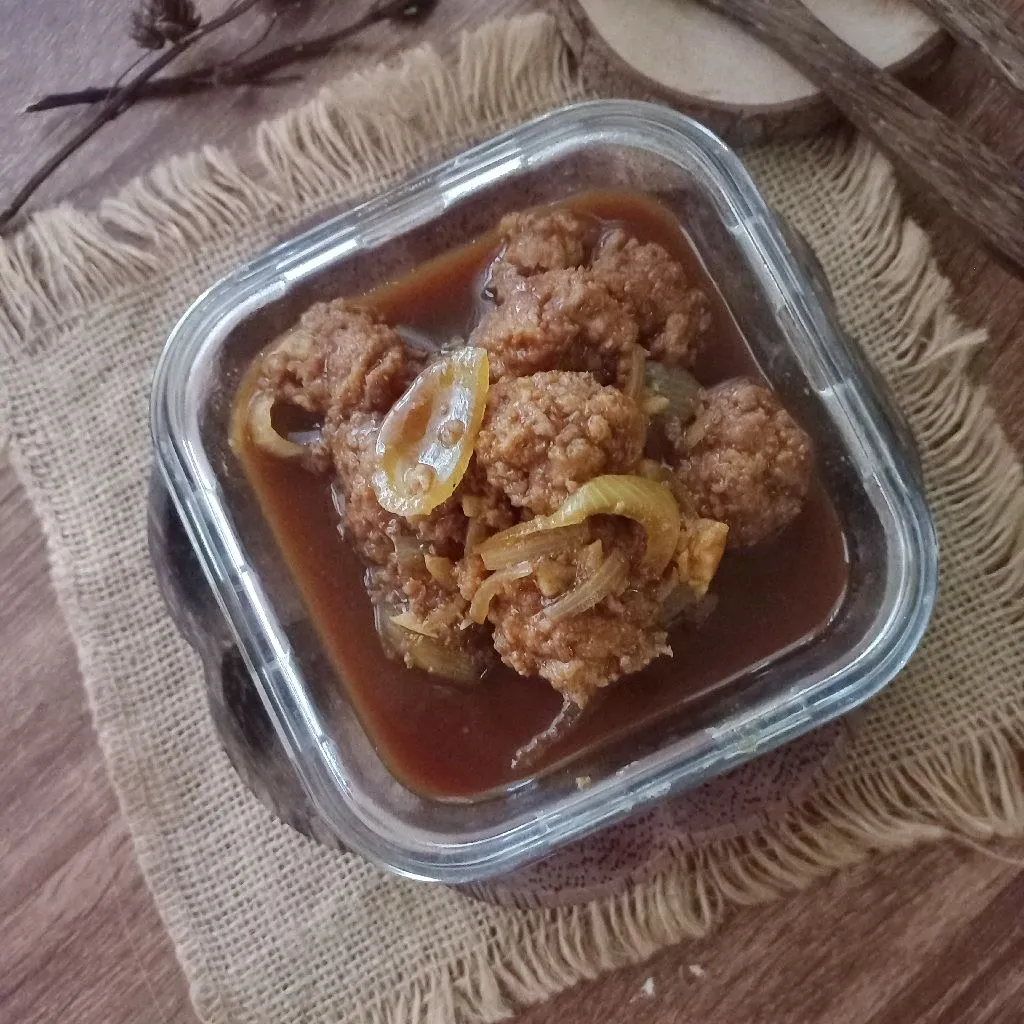 Bola Daging Saus Mentega