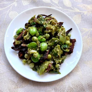 Goreng Belut Cabe Hijau