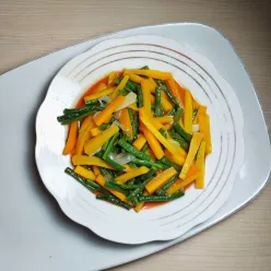 Tumis Kacang Panjang Wortel