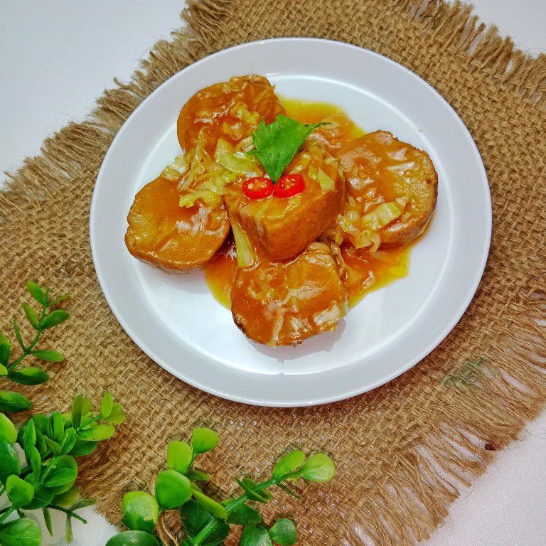 Bahan-bahan untuk membuat galantin saus pedas manis
