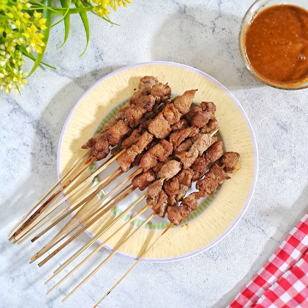 Sate Kambing Bumbu Kacang