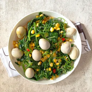 Resep Tumis Bayam Telur Puyuh Sederhana Rumahan di Yummy App - Menurunkan Berat Badan