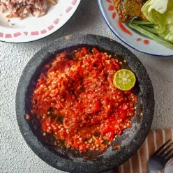 Sambal Tempong Khas Banyuwangi