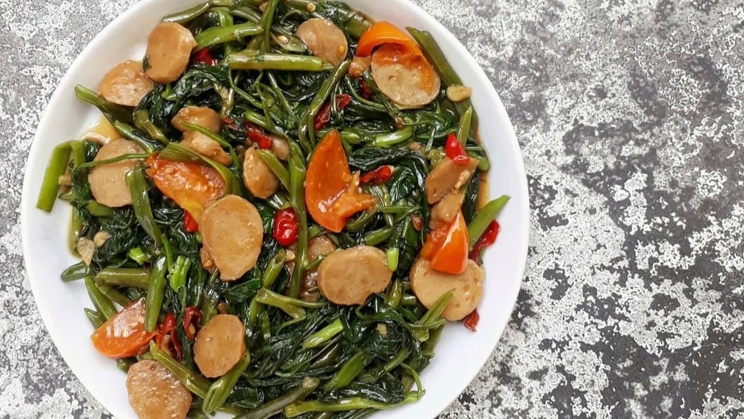 tumis kangkung teriyaki