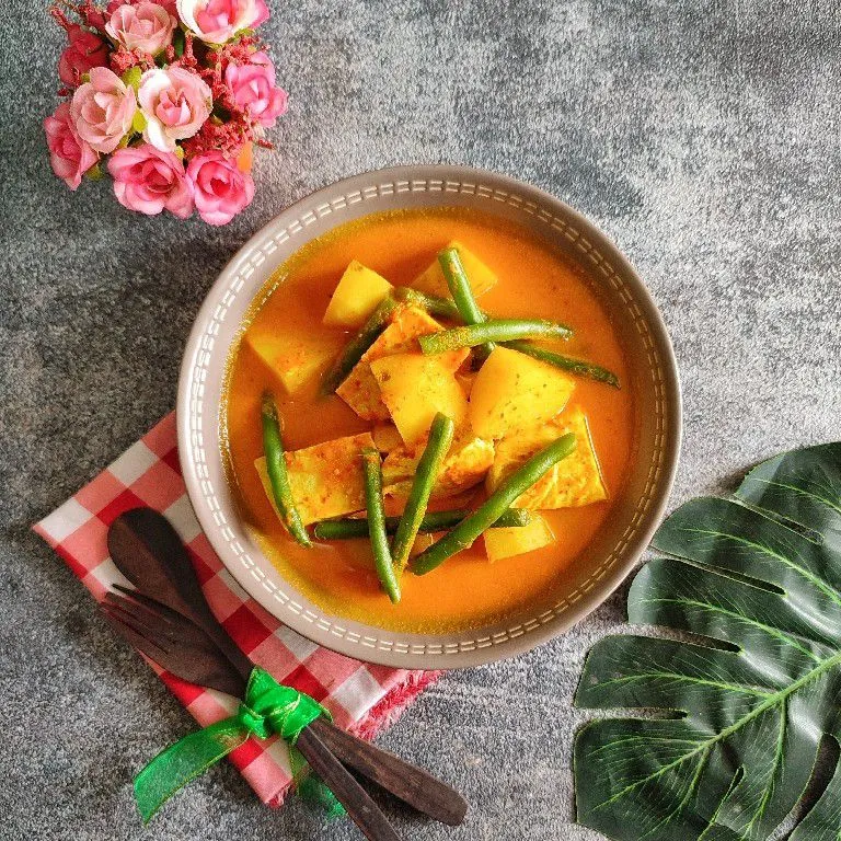 Gulai Buncis Kentang Tahu