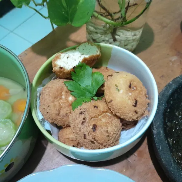 Setelah matang, bisa disajikan.