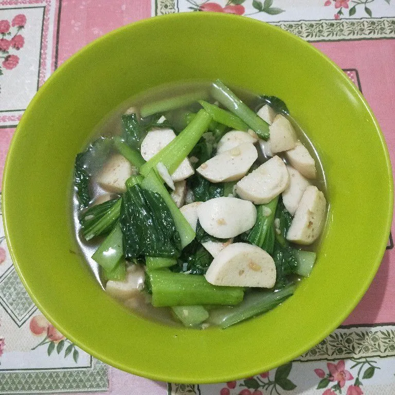 Tumis Pokcoy Bakso