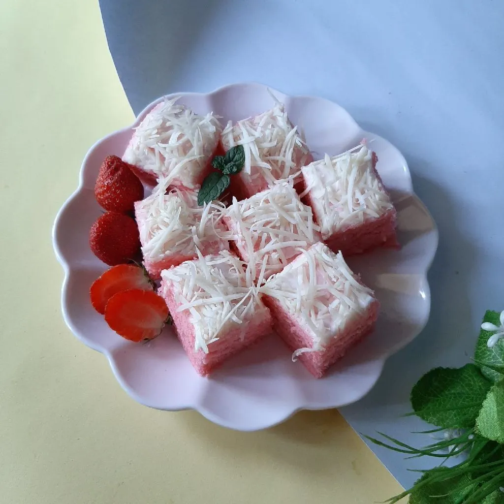 Brownies Strawberry Kukus #KURCEPCEMILANANAK