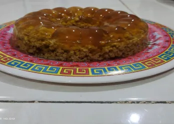 puding lumut gula merah