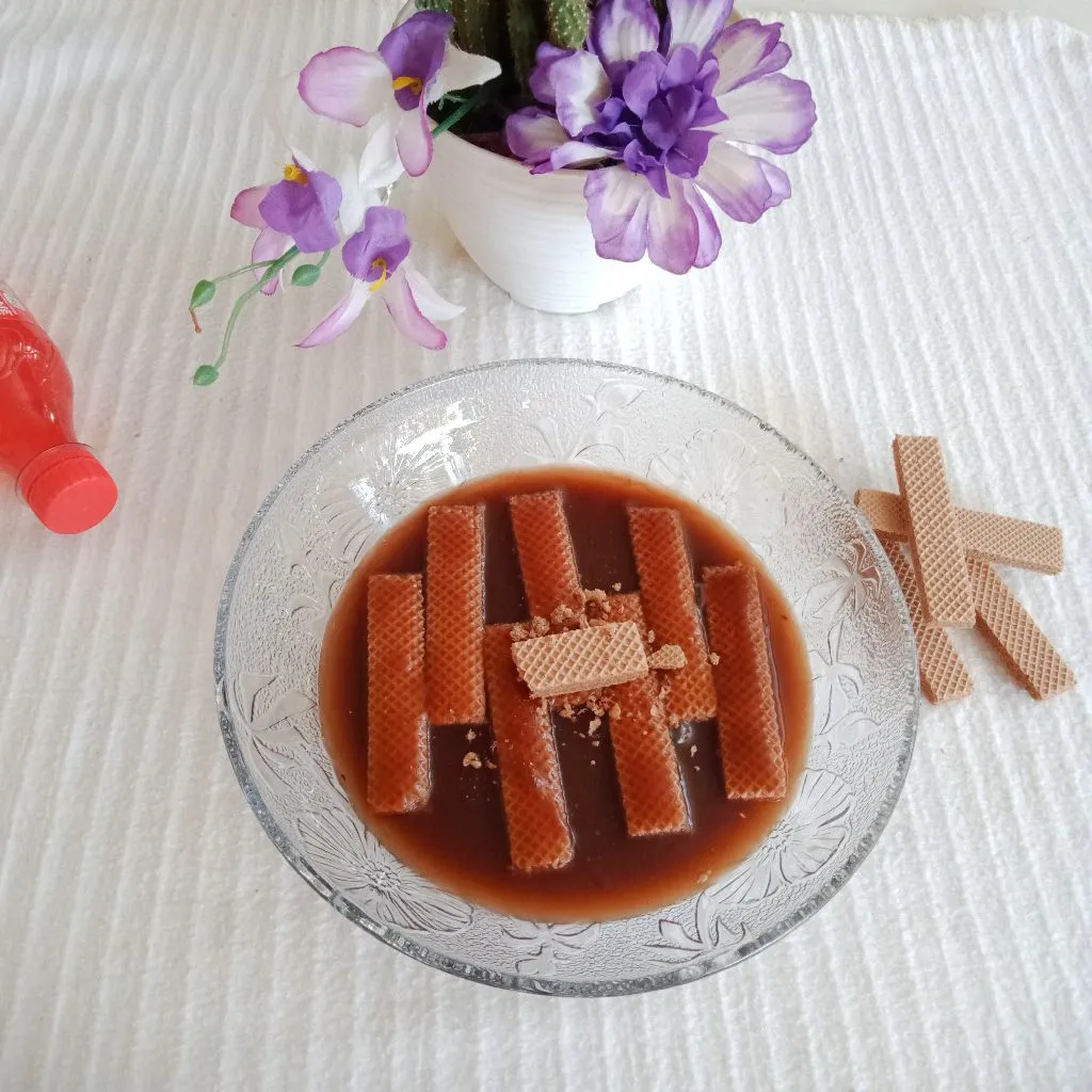 Puding Wafer Coklat #KURCEPCEMILANANAK