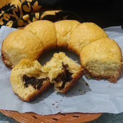 Roti Sobek Pisang Coklat Baking Pan #KURCEPCEMILANANAK